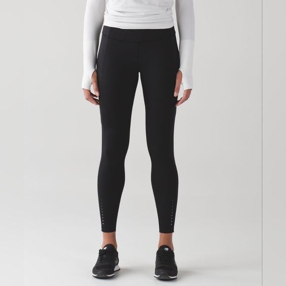 Lululemon Fast And Free Reflection Leggings 25" Size 8 - Picture 1 of 11